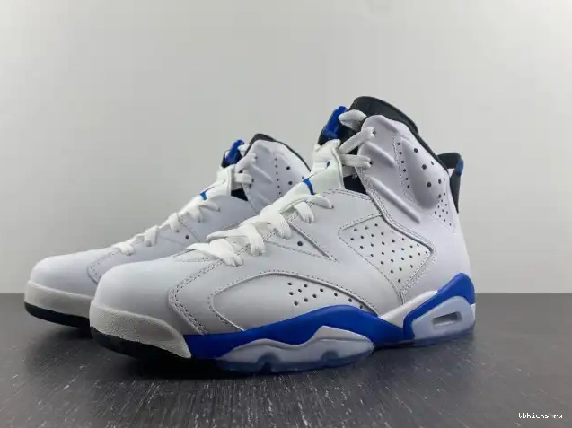 TB Retro 384664-107 Sport Air Jordan (2014) 6 Blue 0505